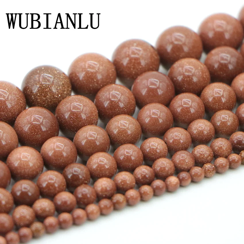 Круглые бусины WUBIANLU из халцедона для изготовления ювелирных украшений 4 6 8 10 12 мм |