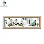 Набор для вышивания крестиком Joy Sunday, Набор для вышивания крестиком в шахматном и чайном стиле, 14 карат, бесплатная доставка