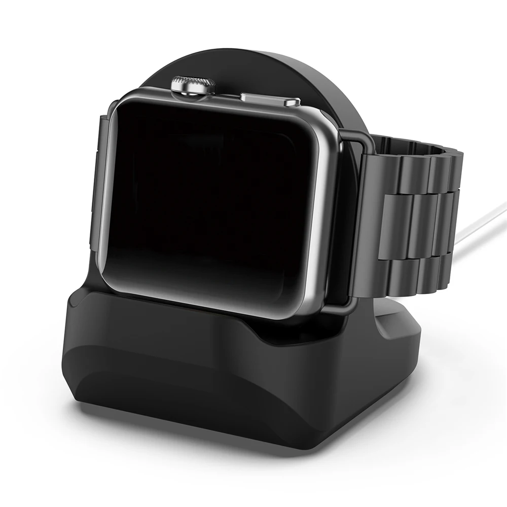 Зарядная док станция для наручных часов apple watch 4 3 2 1 серии 38 мм 40 42 44 Смарт часы