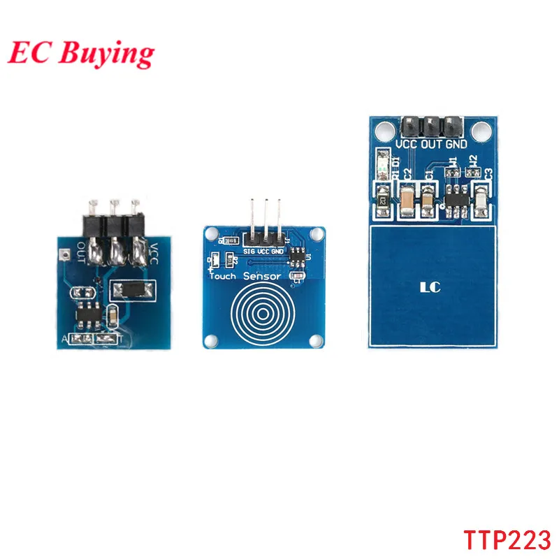 TTP223 сенсор модуль сенсорный ключ переключатель сенсорная кнопка емкостные