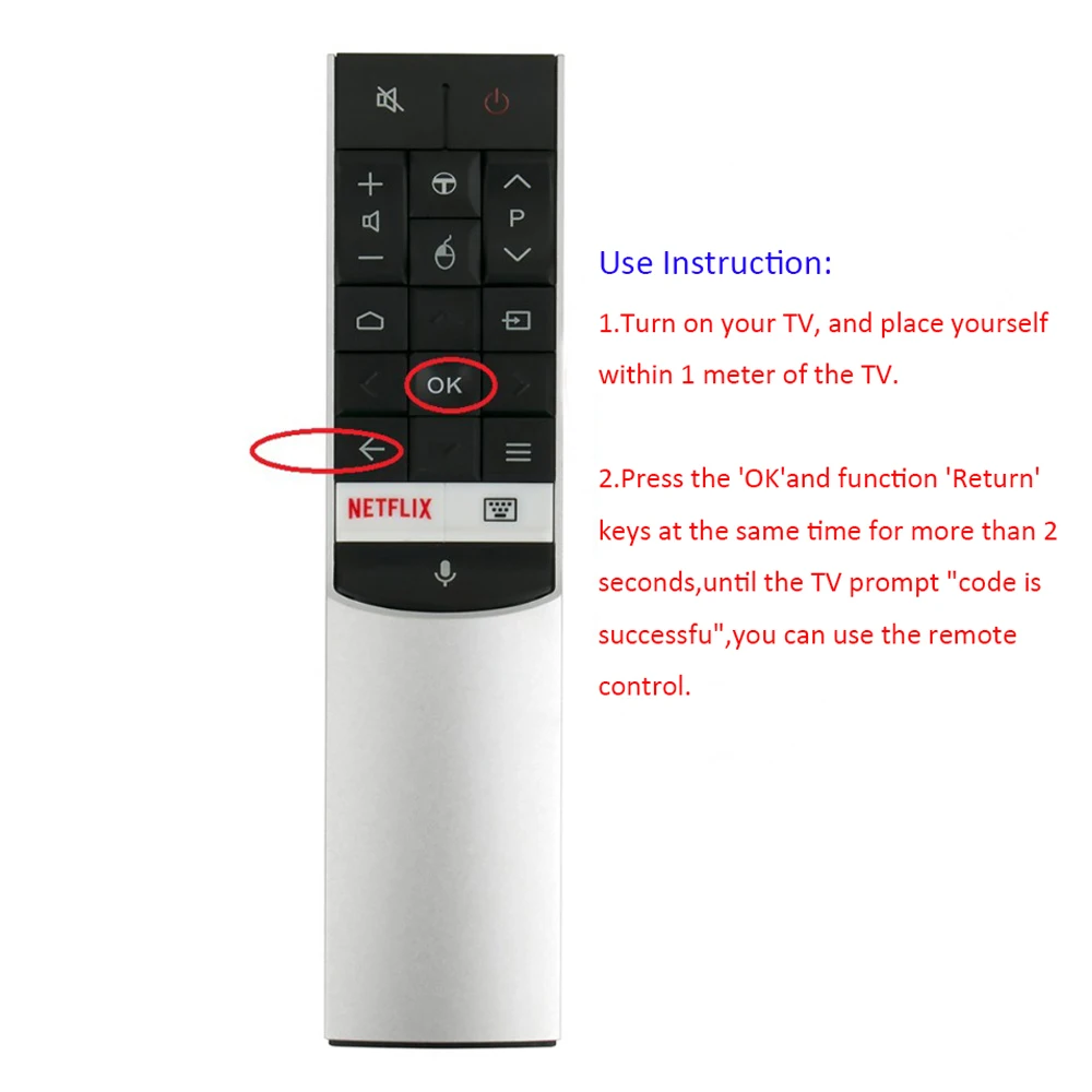 Новый голосовой поиск пульт дистанционного управления для Tcl TV RC602S RC602 ARC602S C70 и P60