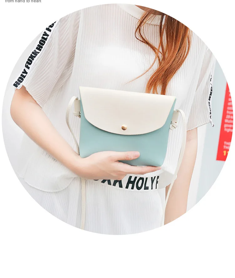 Для женщин Повседневное клатч из кожи Кроссбоди сумки для девочек-подростков