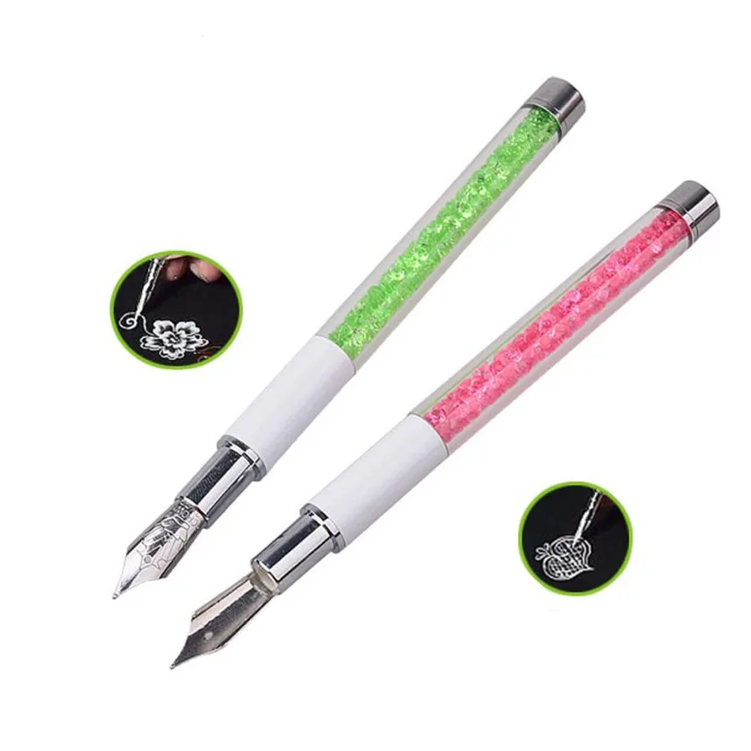 2017Pen дизайн розовый цвет модная нарисованная кисть для ногтей украшение ар12 Levet