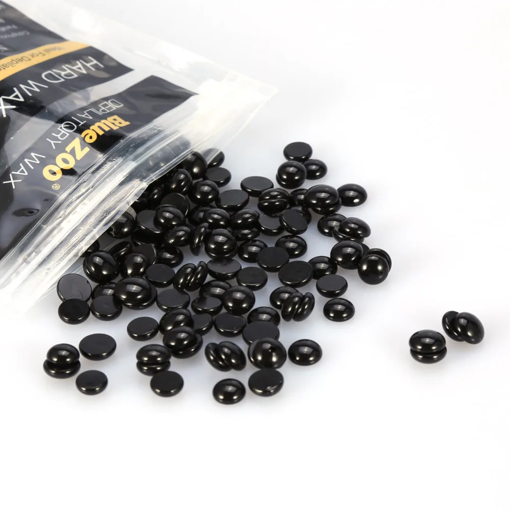 Черные восковые бобы для мужчин удаления волос безболезненные депиляции без