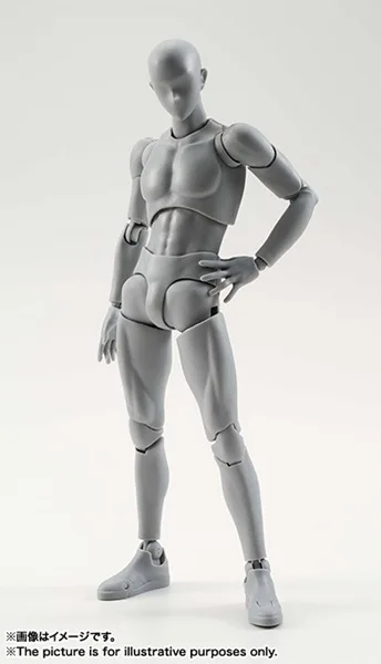 SH. Figuarts 15 см эскиз тела Кун/тело Чан DX набор подвижный мужской \ Женский ПВХ фигурка Коллекционная модель игрушки модель сплошной черный