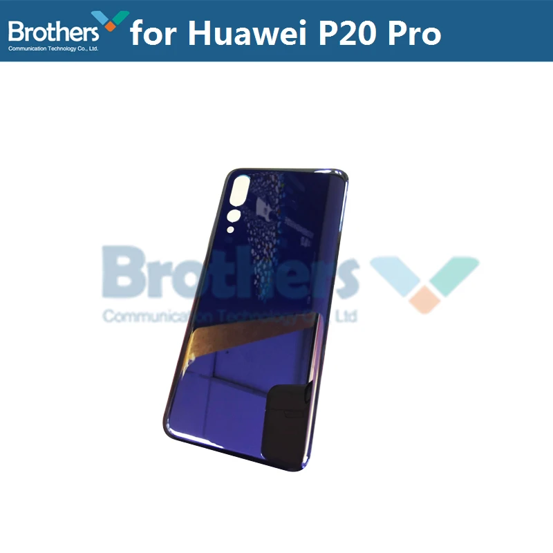 Корпус батареи для huawei P20 Pro батарейный отсек с объективом камеры металлический для huawei P20 Pro задний Чехол сменный верх