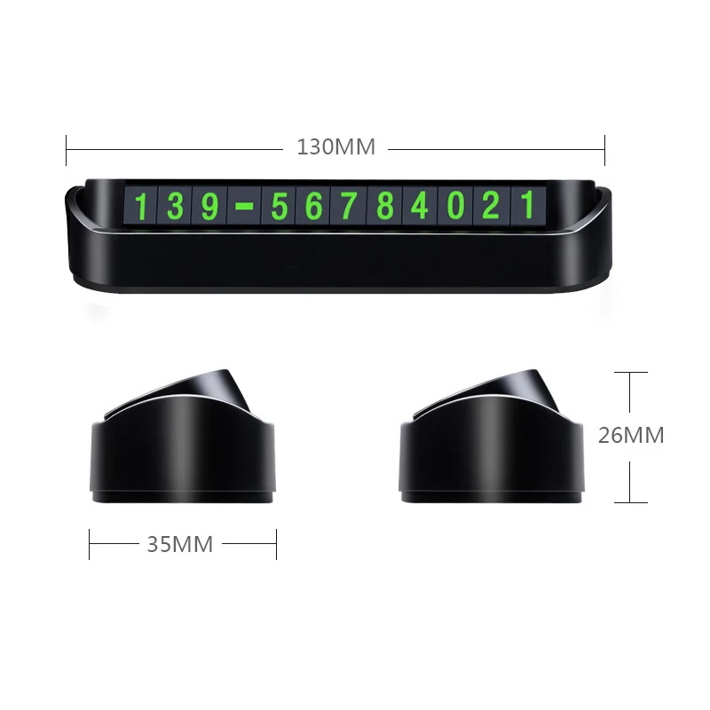 1 шт. автомобильный Стайлинг временная парковочная карта телефонная карточка