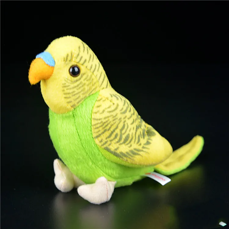 Милые реалистичные игрушки Budgerigar для детей плюшевые мягкие животные птицы