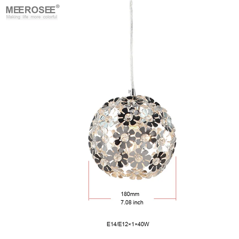 Красивая осветительная арматура алюминиевая Подвесная лампа хрустальный