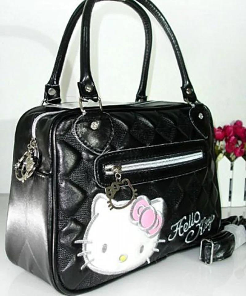 Новинка Hello kitty ручная сумка кошелек XW-898B - Цвет: black