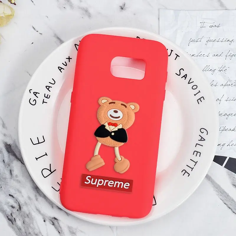 Fitted Case for Samsung Galaxy S7/S7 Edge G930F G935F Polar Bear Cover Cute Cartoon Cases Soft Silicone Back Shell Phone Capa |