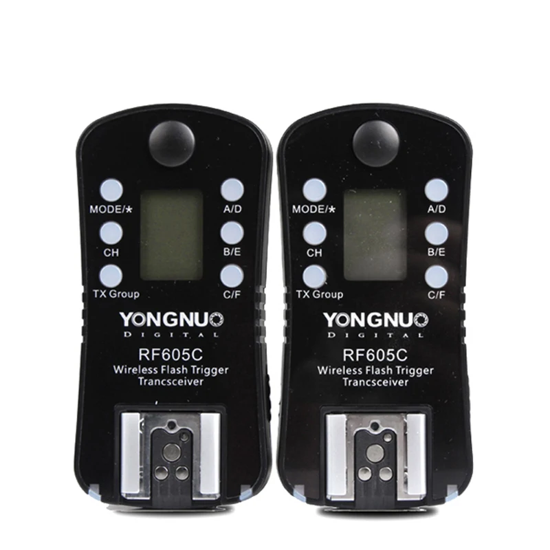 Беспроводная вспышка триггер Yongnuo RF605C / RF605N LCD 2 4G RF605 as RF602 + RF603 II для камеры Canon