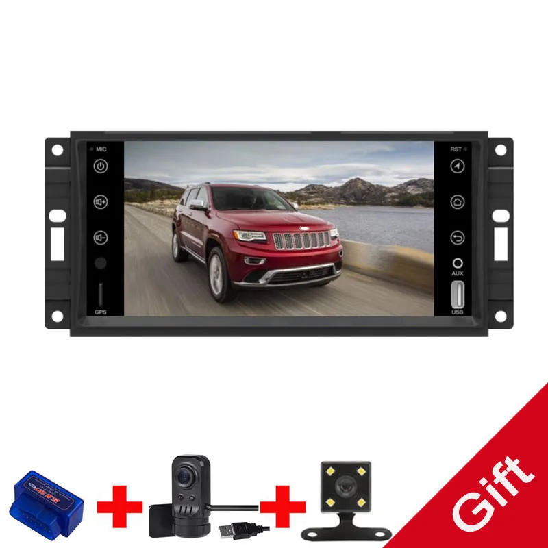 PX6 Android 9.0 Fit JEEP COMMANDER / WRANGLER 2007 2008 2009 2010 Octa Core PX5 Car DVD Player Navigation GPS Radio | Автомобили и