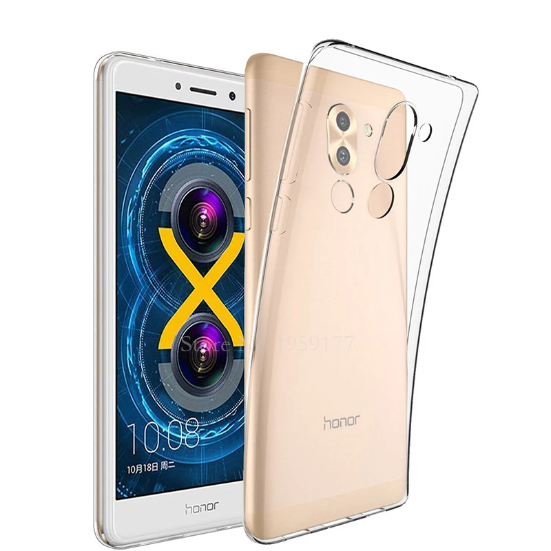 Роскошный ТПУ чехол-бампер Sof для Honor 6X чехол Huawei GR5 2017 прозрачный Fundas корпус