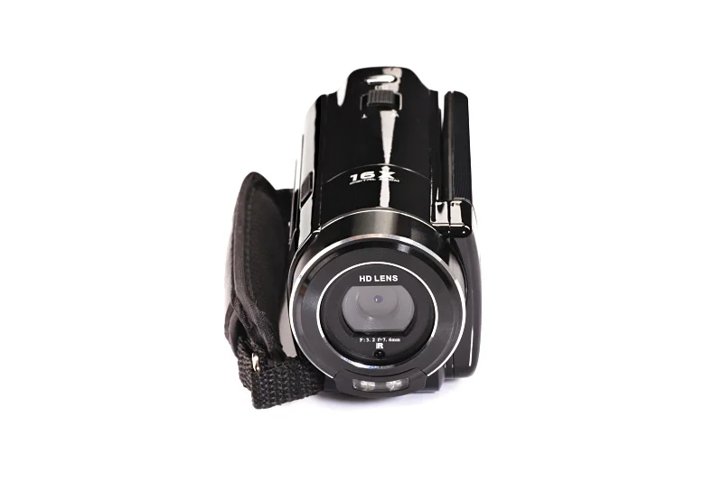 

FHD 1080P Video Camera, Max 24MP 16X Digital Zoom 3'' Inch Professional Digital Video Camcorder HDV-V7 32GB Memory