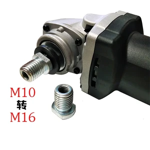 Преобразователь угловой шлифовальной машины с резьбой M10 на M16, 100, адаптер шлифовальной машины, 1 шт.