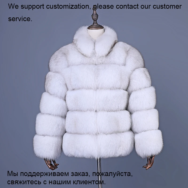 2018 натуральное меховое пальто из натурального Лисьего меха куртка для женщин