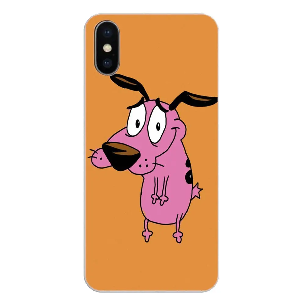 For Xiaomi Mi6 Mi 6 A1 Max Mix 2 5X 6X Redmi Note 5 5A 4X 4A A4 4 3 Plus Pro cartoon courage the cowardly dog Silicone Skin Case |