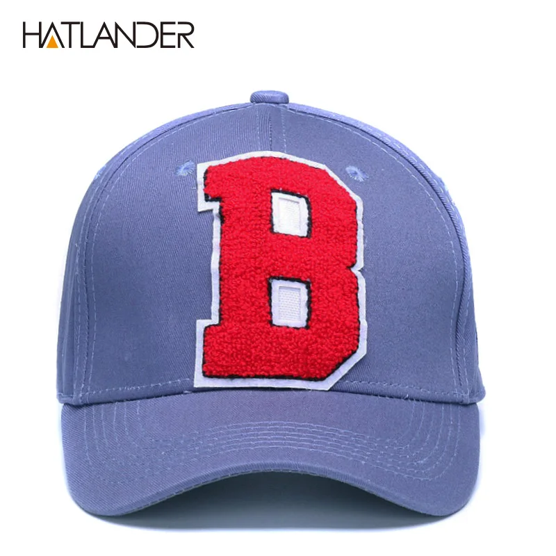 Брендовая бейсболка Hatlander с надписью B Мужская Спортивная Кепка для улицы женские
