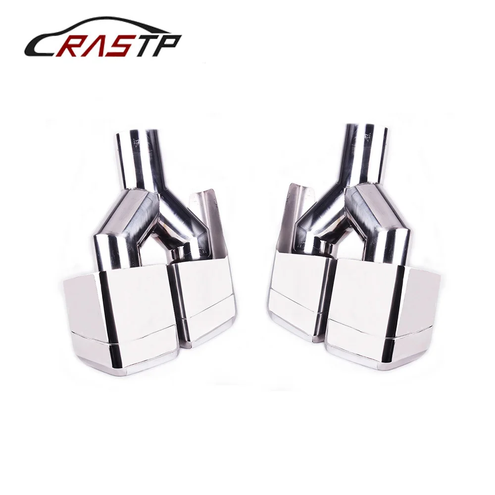 

Car Styling Exhaust Pipe Tip Muffler Stainless Steel Trim Tail Throat for Benz 10-13 GL X164 RS-CR2012
