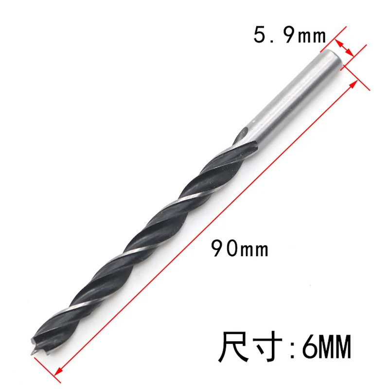 5pcs woodworking bit 3-point drilling tool for wood hole clearing 6 mm in diameter | Инструменты
