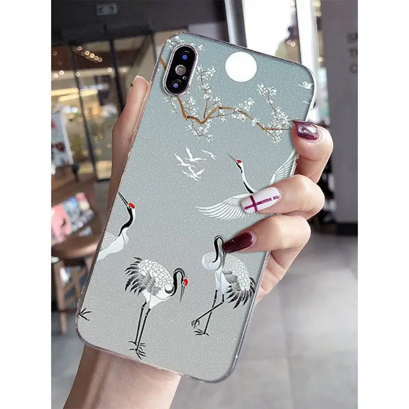 Babaite Ukiyo e Japonais стильный прозрачный мягкий силиконовый чехол для телефона iPhone 6S 6plus