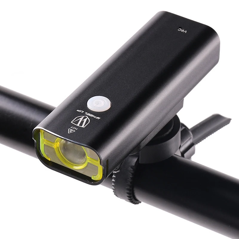 USB Перезаряжаемый велосипедный фонарь для велосипеда передний руль ЖК свет