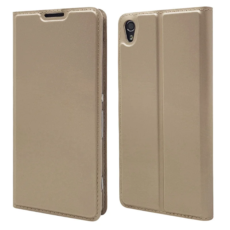 Gold TIKONO флип-чехол для sony Xperia XA X A Dual F3116 F3111 F3112 чехол Роскошный кожаный чехол для sony Xperia XA F3116 чехол для телефона s - Цвет: Gold