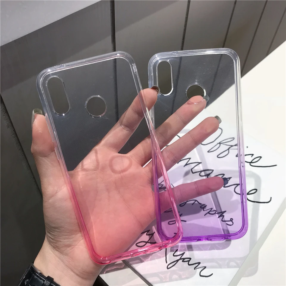Прекрасный Gir градиентный телефонный чехол для huawei P20 Lite Мягкая Силиконовая