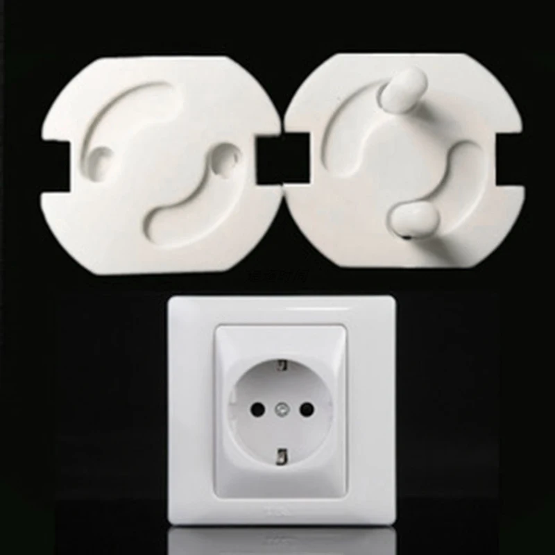Socket Cover Baby Proof Child Safety Plug Protector Guard Mains 10Pcs Anti Electric Shock Plugs Rotate Safe | Мать и ребенок