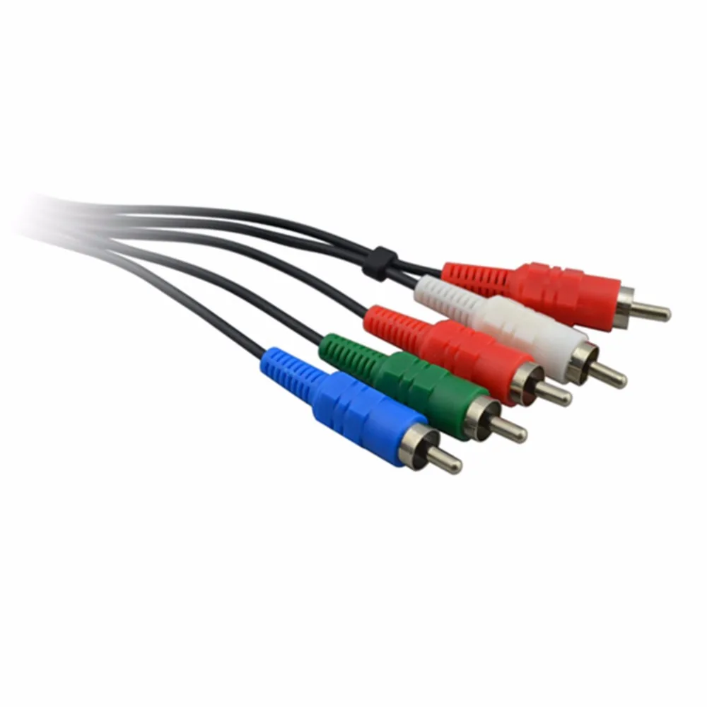 Горячий Компонент HD видео аудио кабель AV высокой четкости ТВ Hookup Соединительный