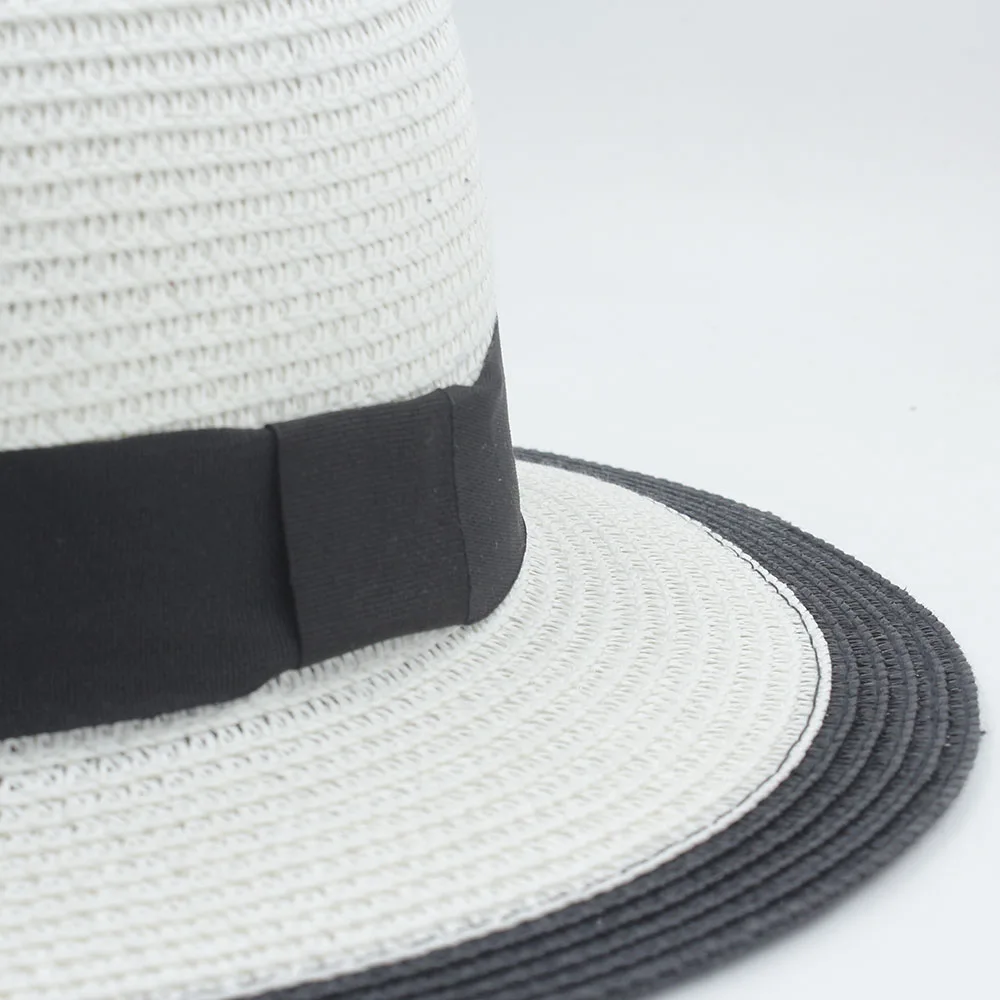 Соломенная шляпа от солнца Toquilla летняя элегантная Панама с большими широкими