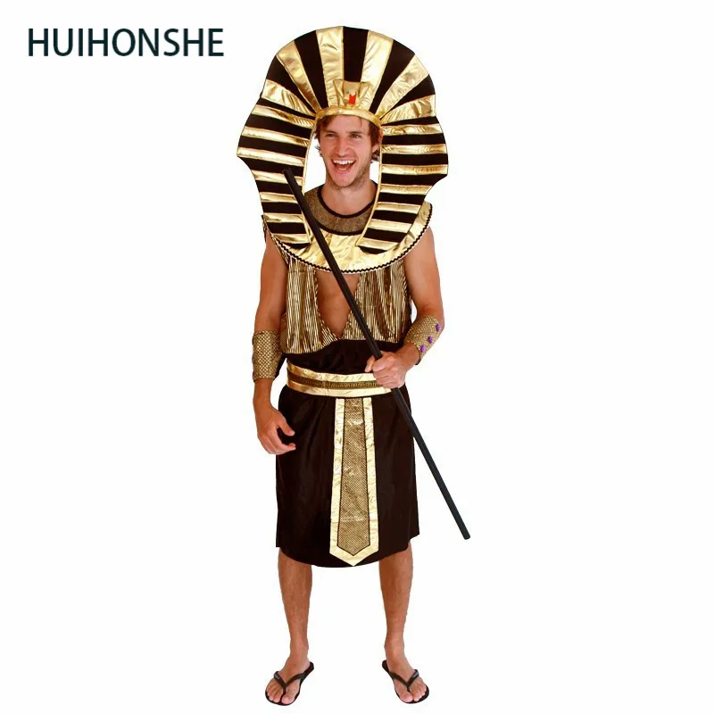 Костюмы египетского фараона для вечеринки на Хэллоуин одежда взрослых костюм