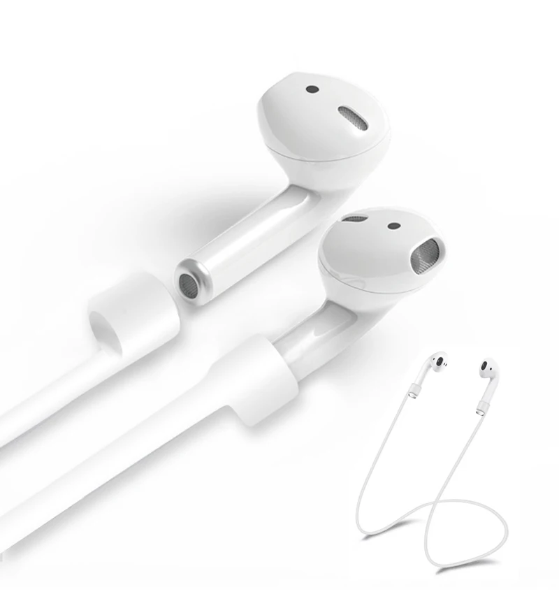 Анти-потеря силиконовый ремешок петля кабель Шнур для Airpods Air Pods беспроводные Bluetooth наушники для Earpods аксессуары