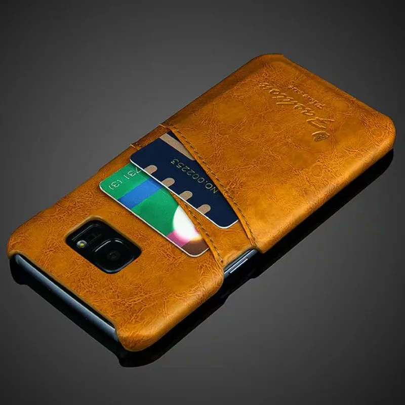 HC55 Старинные S7/S7 Крайний Случай Кожаный Бумажник Слот Для Карты Fundas Samsung Galaxy Edge/S6/S6