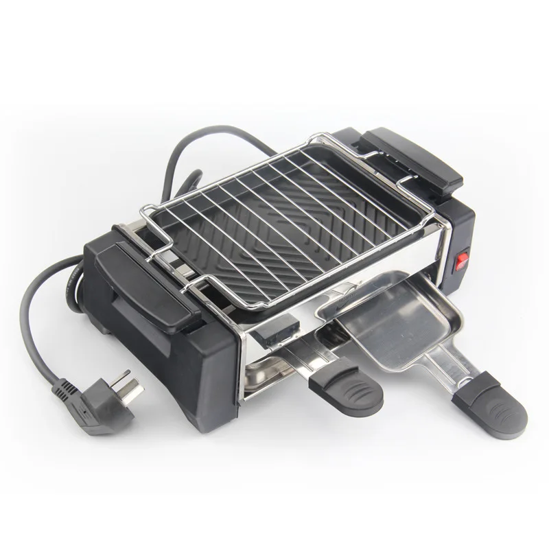 kbxstart 220v multifunction electric griddles smokeless barbecue non stick mini grill 1000w for picnic free global shipping