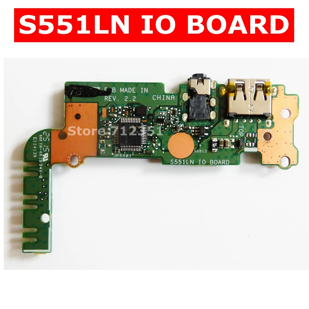 S551LN IO плата для ASUS S551L V551 K551 K551L R551LA R551LB S551LB ноутбук USB аудио карта|Компьютерные