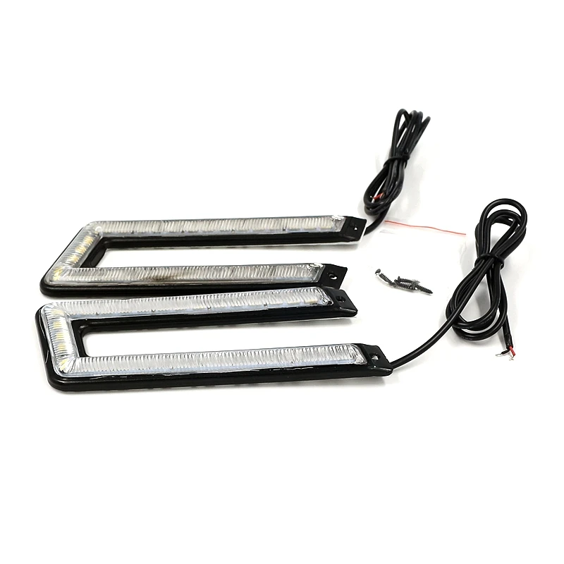 Yituancar 2 шт./компл. светодиодный DRL Дневной ходовой светильник 120SMD сапфировый флип