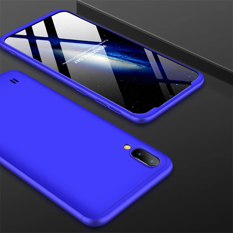 Чехол для Samsung galaxy M10 M20 M30 чехол телефона 360 бампер полная задняя крышка Роскошные