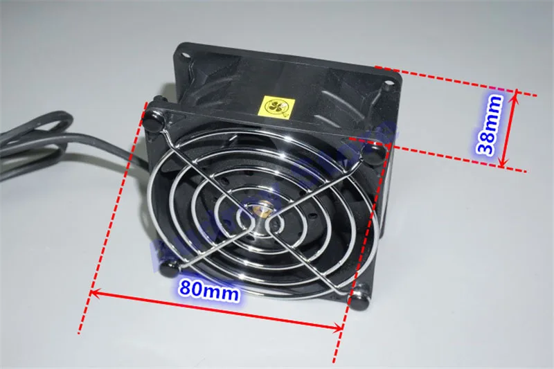 DC 5 V-12 V PWM регулятором скорости регулирования мощности 8038 радиатора воздушный нагнетатель, сильный вентилятор с драйвером для компьютерный серверный шкаф