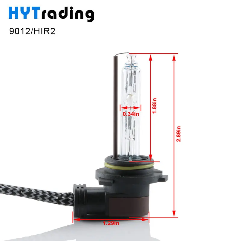 2 шт. HID ксеноновая лампа 35 Вт 3000 K 4300 6000 8000 9012/HIR2 12 V сменный комплект Автомобильные
