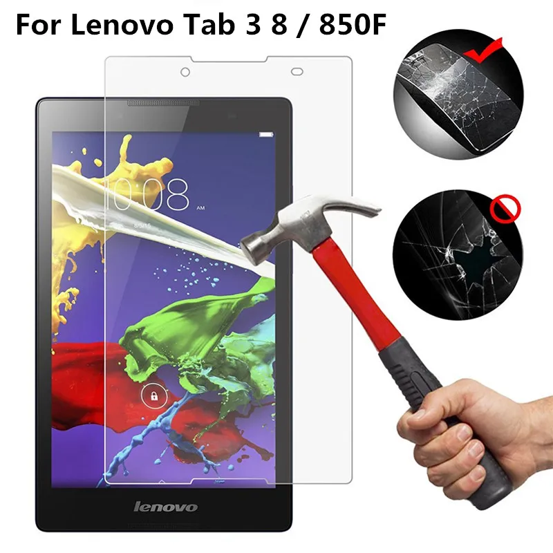 

Tempered Glass Screen Protector For Lenovo Tab 3 8 / 8 Plus 8.0 inch 850F 850M 850L 850 TB-8703X TB-8703F TB-8703N P8 Tablet