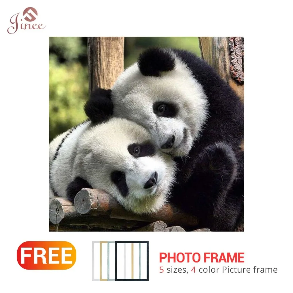

Panda Animals Diamond Painting DIY 5D Full Round/square Cross Stitch Diamond Embroidery Patterns Home Decor Painting