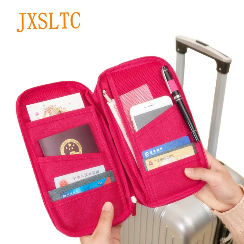 2022 Handbags Travel Passport Credit Card Pack Cardholder Bag Fashion Travel Organizer Oxford Cloth Men Multifunction Wallet