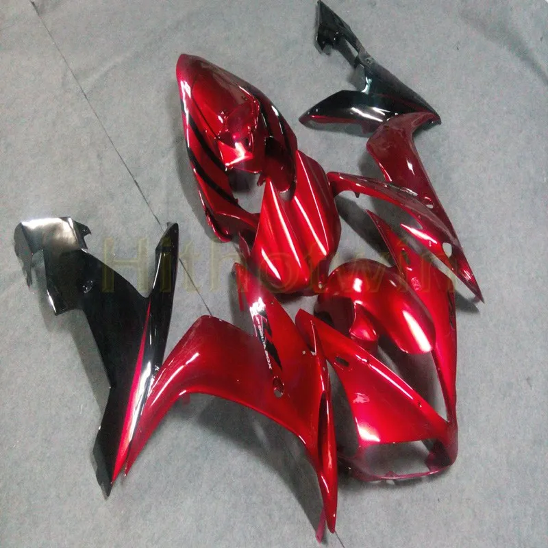 Пользовательские YZFR1 04 05 06 мотоцикл Артикул для yamaha YZF R1 2004 2005 2006+ 23 цвета+ подарки черный ABS Пластиковый обтекатель корпуса - Цвет: B