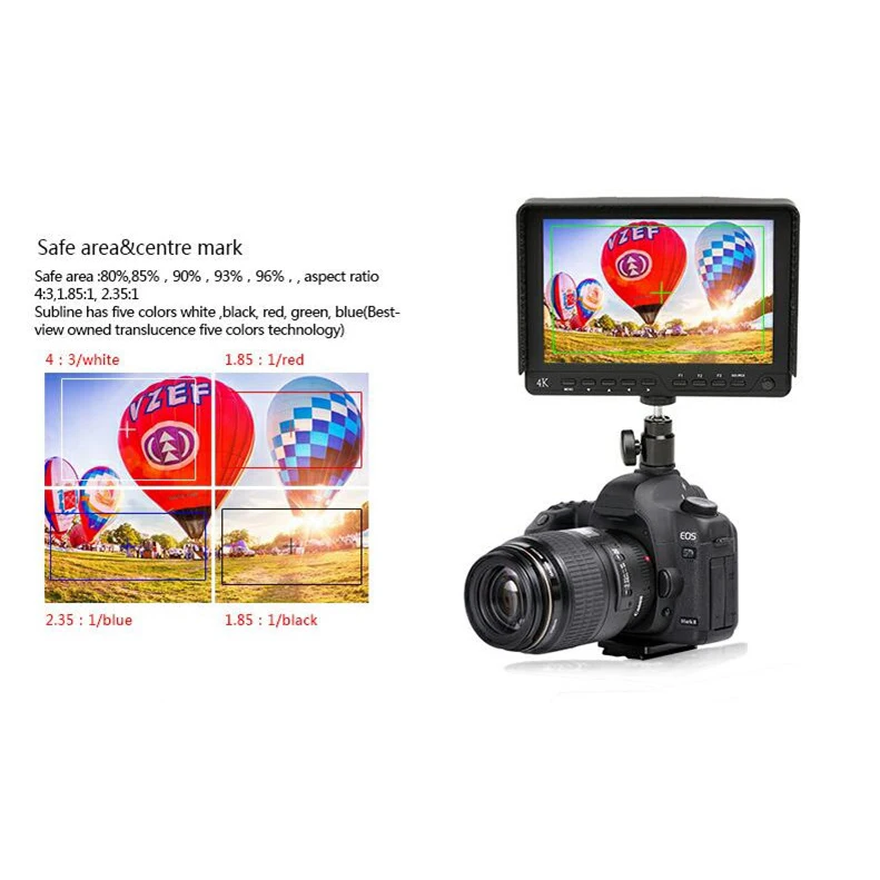 Монитор камеры Desview S7II " 4 K HDMI монитор с вход стандартного интерфейса данных и выходом для камеры canon nikon sony dslr