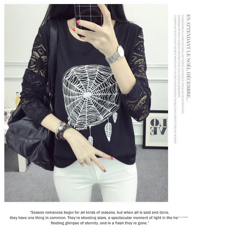 2017 новое поступление футболки весна лето женские повседневные хлопковые длинные