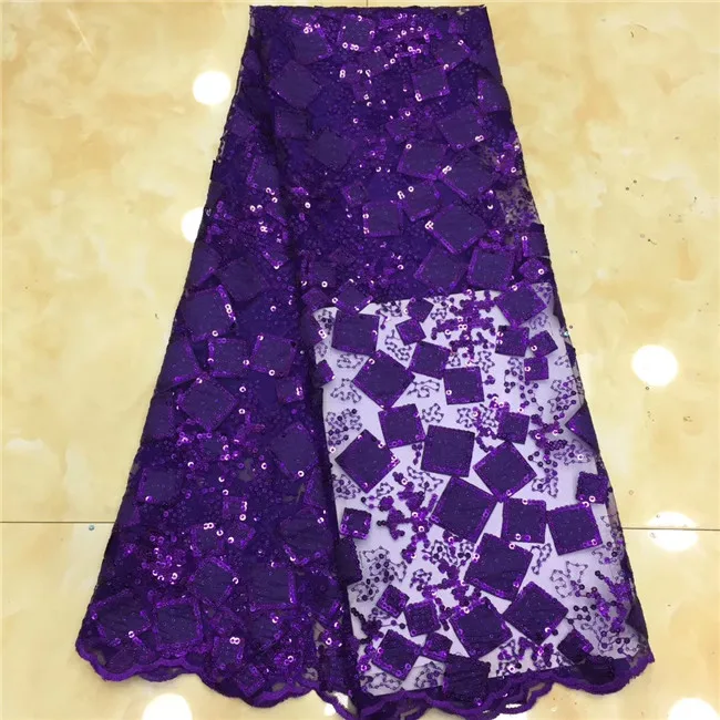 Новое поступление красивый ромб африканская кружевная ткань с блестками блестки