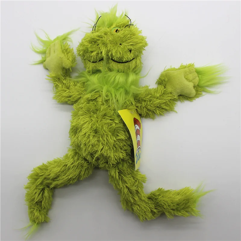 1 шт. 25 см Оригинал Dr Seuss Grinch плюшевые игрушки милый мультфильм Рождество Мягкая