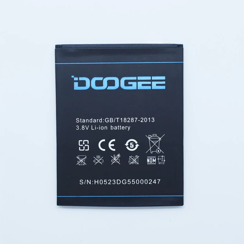 Hekiy B-DG550 DG550 Original Cell Phone Battery For Doogee Dagger 550 2600mAh Real Capacity Replacement Batteries Best Quality | Мобильные